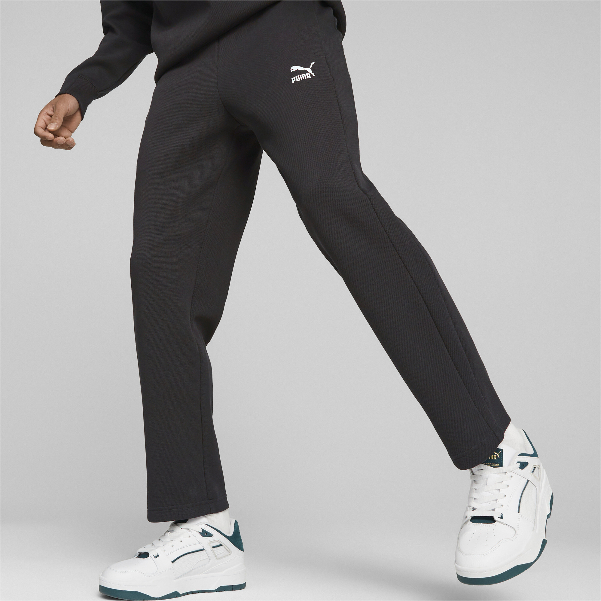 Men's PUMA T7 Track Pants Men In 10 - Black, Size Medium