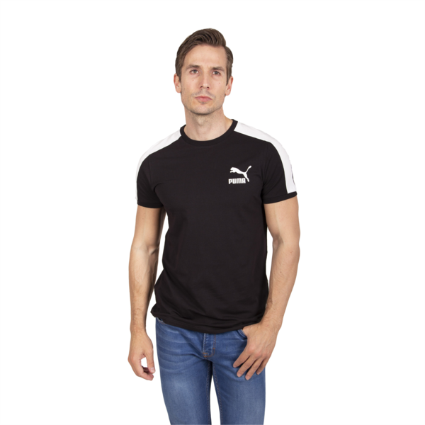 Remera deportiva para hombre T7 Iconic, PUMA Black, large-ARG