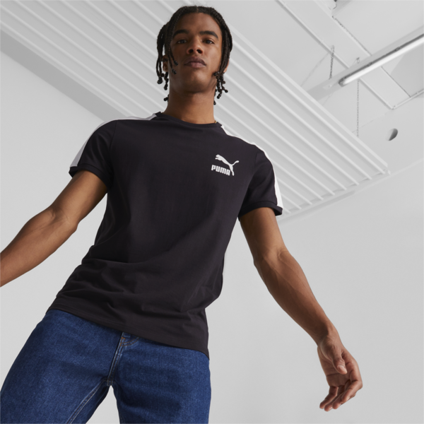 Playera para hombre T7 Iconic, PUMA Black, large-MEX