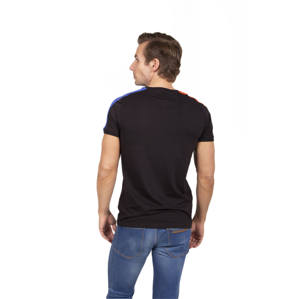 Remera deportiva para hombre T7 Iconic, PUMA Black-Royal Sapphire, large-ARG