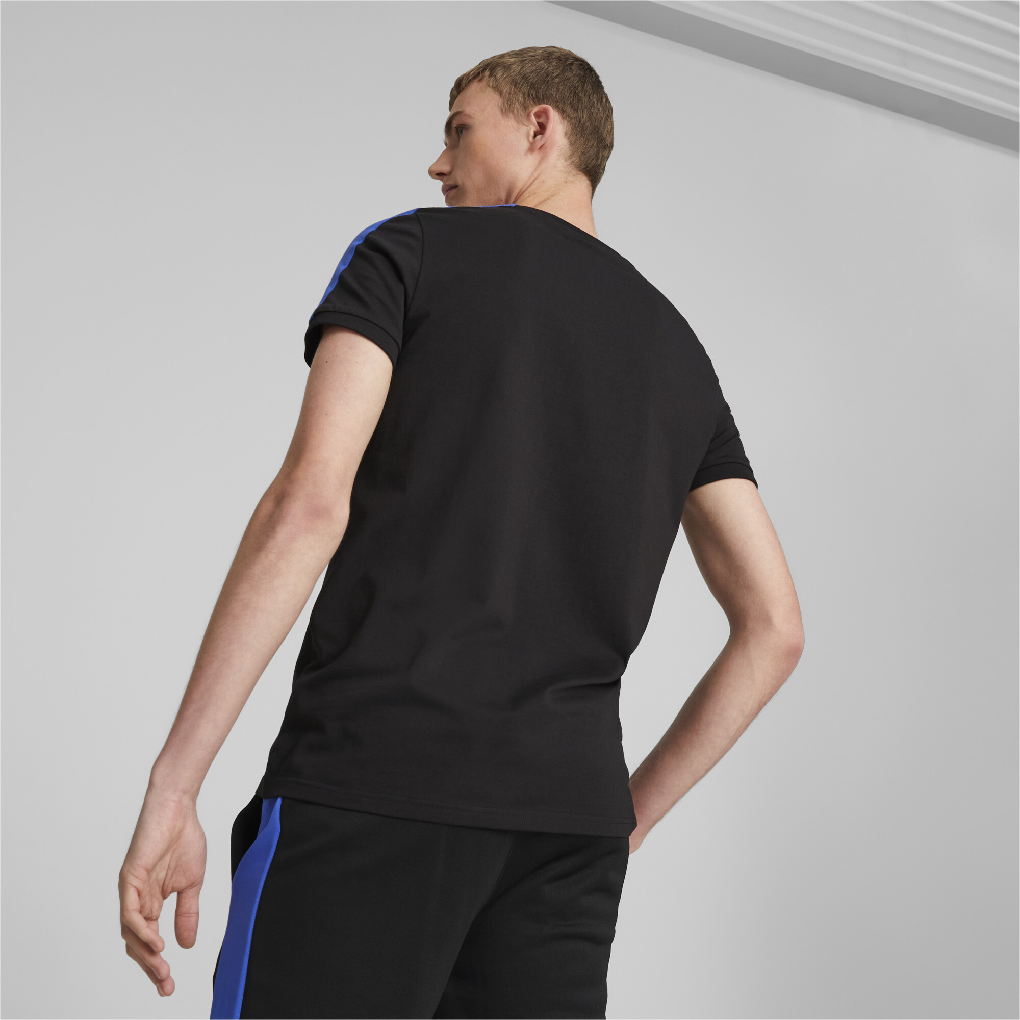 Men's Puma T7 Iconic T-Shirt, Black, Size XXL, Clothing