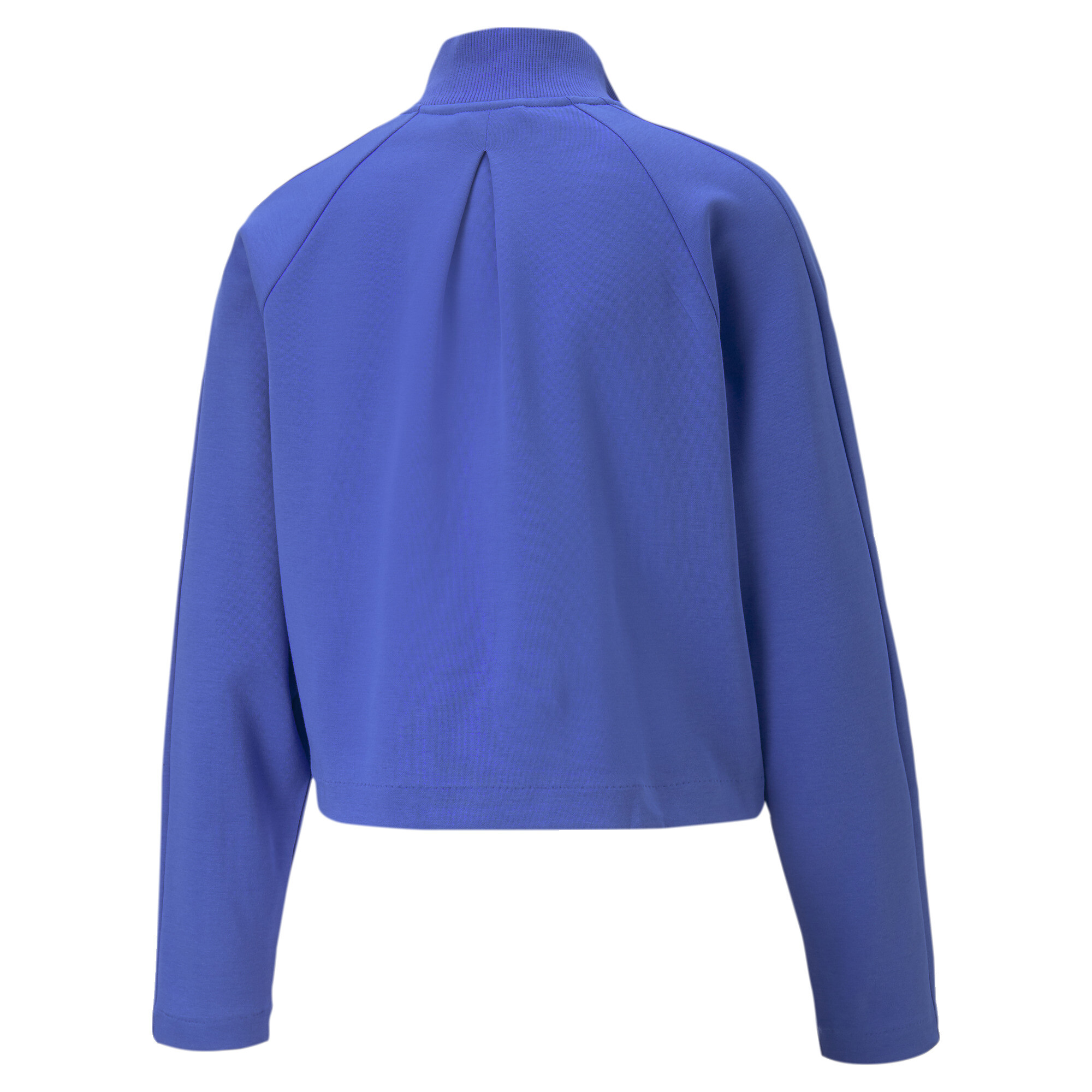 Women's PUMA T7 Track Jacket Women In Blue, Size Large