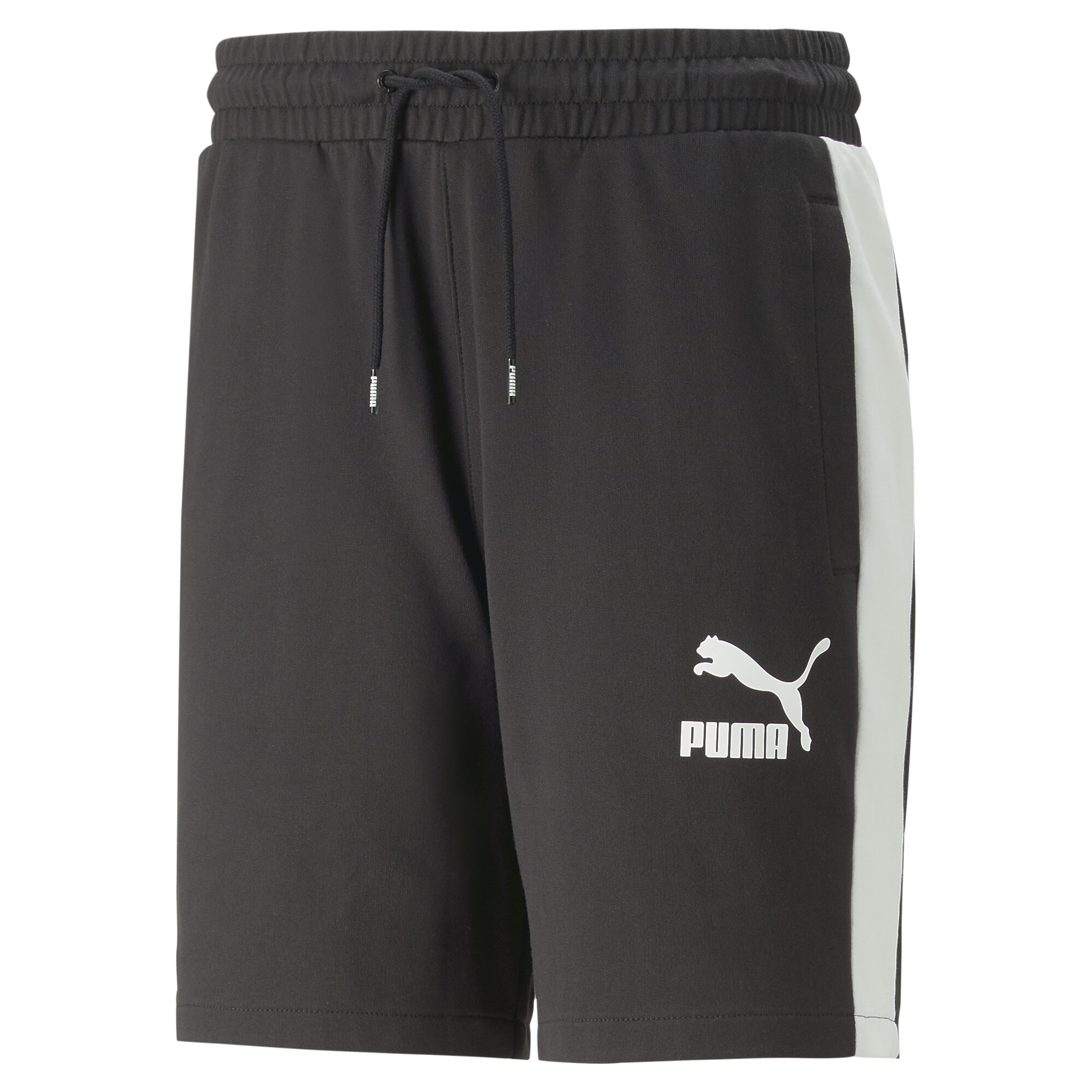 Men's PUMA T7 Iconic Shorts Men In Black, Size Large, Cotton