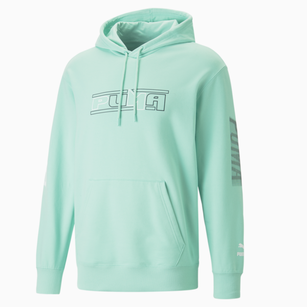 Buzo con capucha para hombre SWxP, Mint, large-ARG