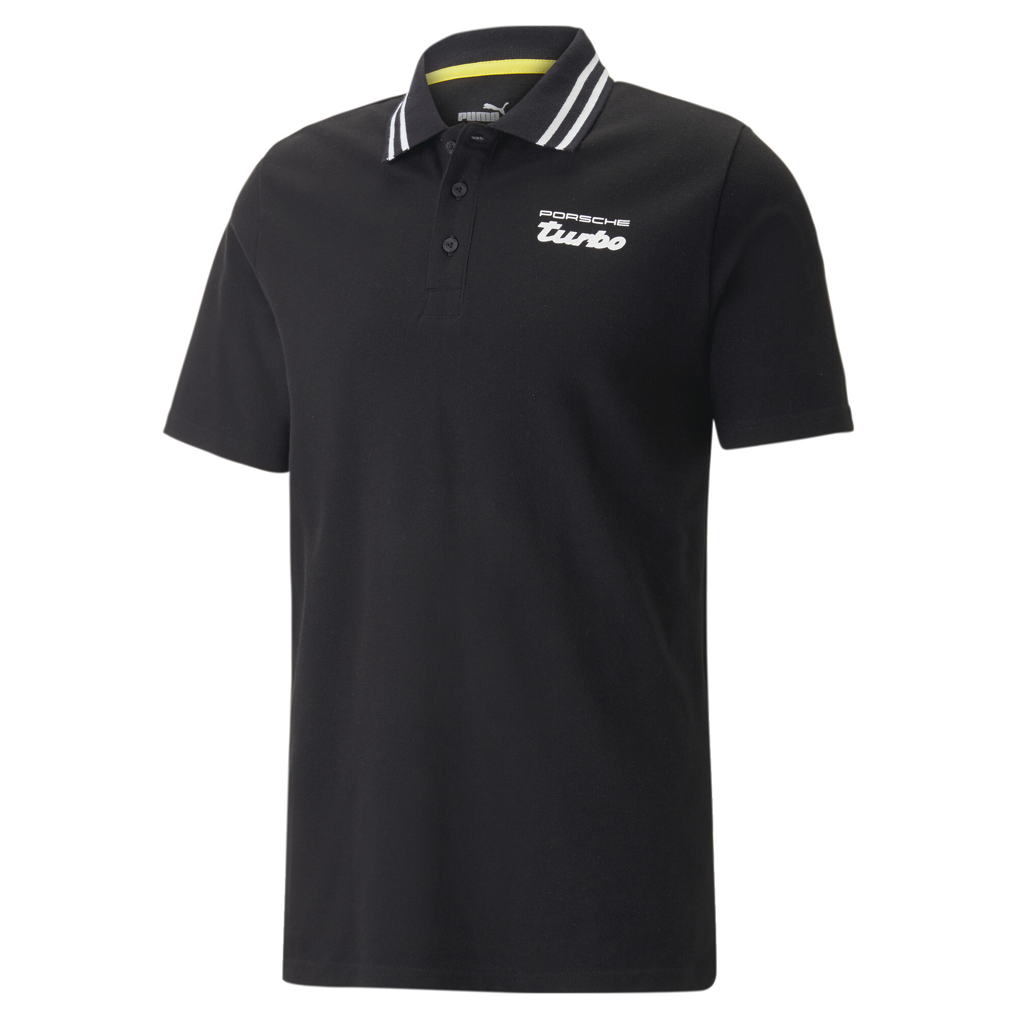 Men's PUMA Porsche Legacy Polo Shirt Men In Black, Size XL