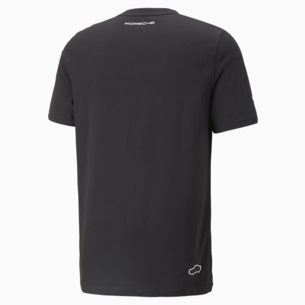 Porsche Legacy Graphic Tee Men, PUMA Black, large-ZAF