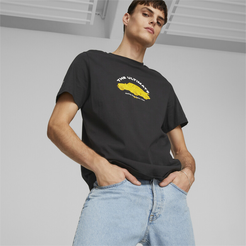 

Men's PUMA Porsche Legacy Graphic Regular Fit T-Shirt, Black
