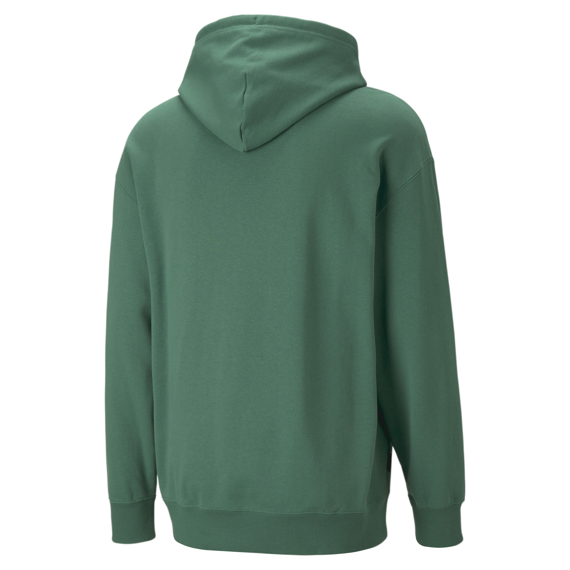 Men's PUMA DOWNTOWN Graphic Hoodie Men In Green, Size XS