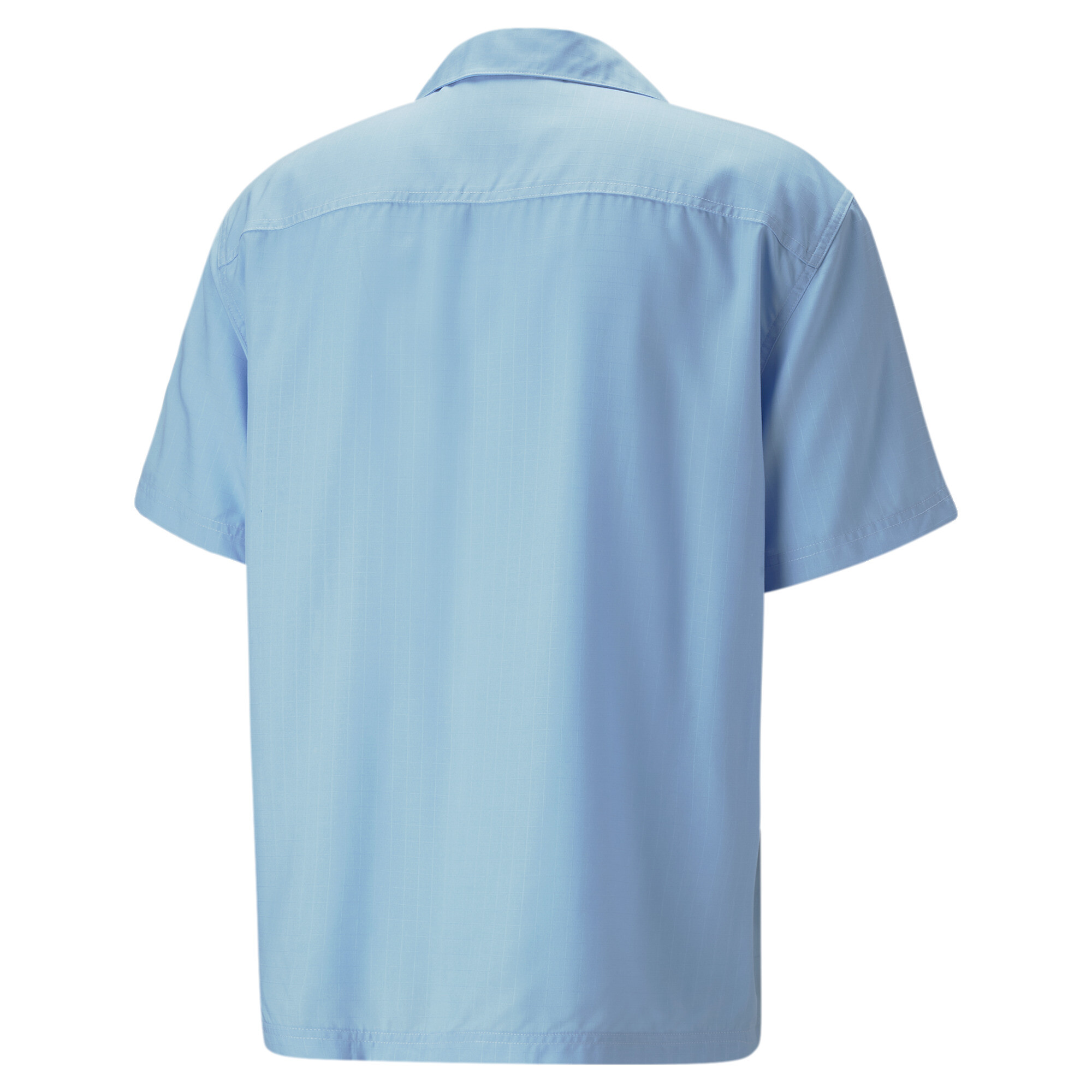 Men's PUMA Downtown Shirt Men In Blue, Size Large