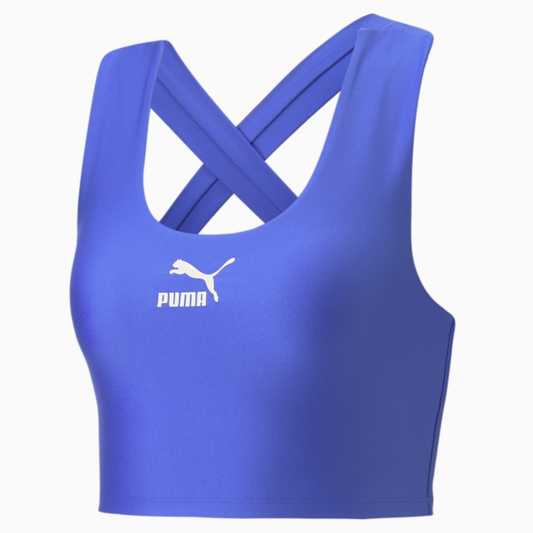 T7 Crop Top Women, Royal Sapphire, large-ZAF