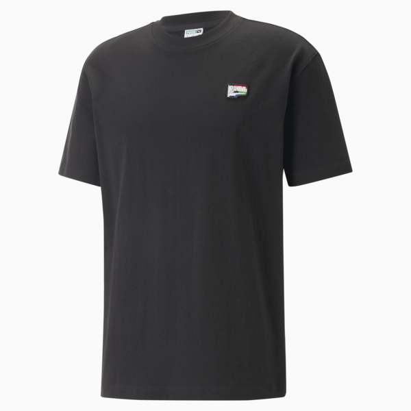 Remera Negra DOWNTOWN Pride, PUMA Black, large-ARG