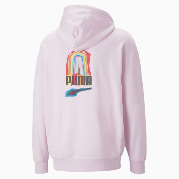 Buzo con capucha DOWNTOWN Pride, Pearl Pink, large-ARG