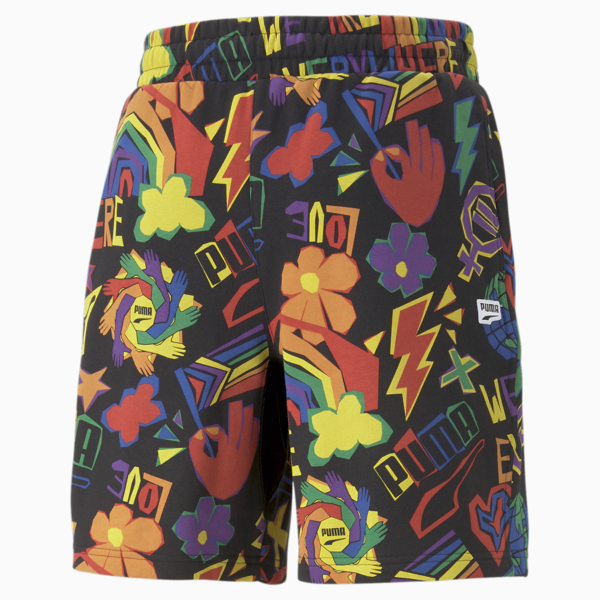 Short DOWNTOWN PRIDE, PUMA Black-AOP, large-ARG