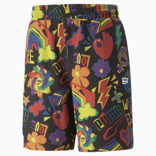 Short DOWNTOWN PRIDE, PUMA Black-AOP, large-ARG