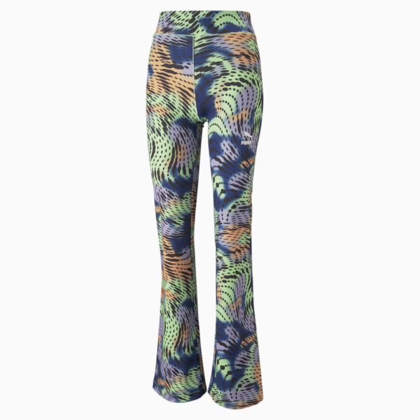 Dare To Flared Pants Women, PUMA Black-AOP, large-ZAF