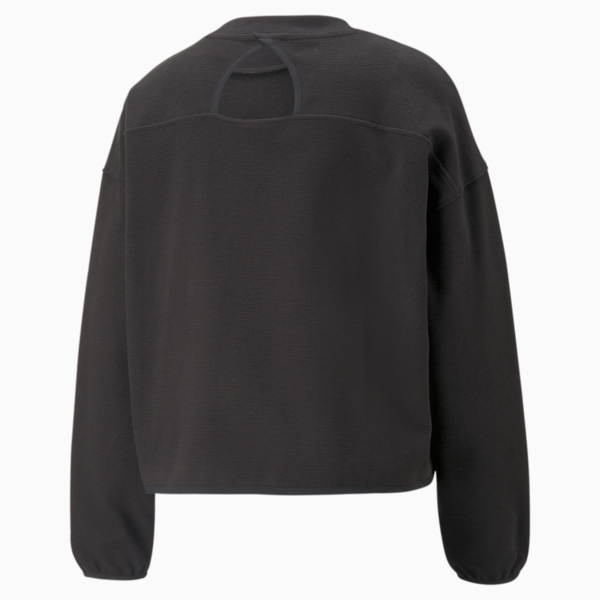 Buzo de cuello perkins Infuse para mujer, PUMA Black, large-ARG