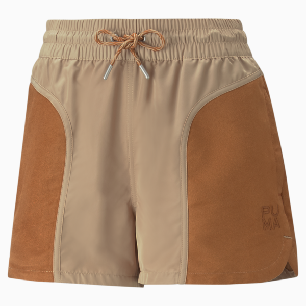 INFUSE Woven Shorts Women, Dusty Tan, large-ZAF