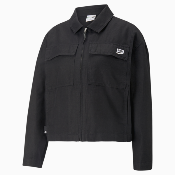 DOWNTOWN Jacket Women, PUMA Black, large-ZAF