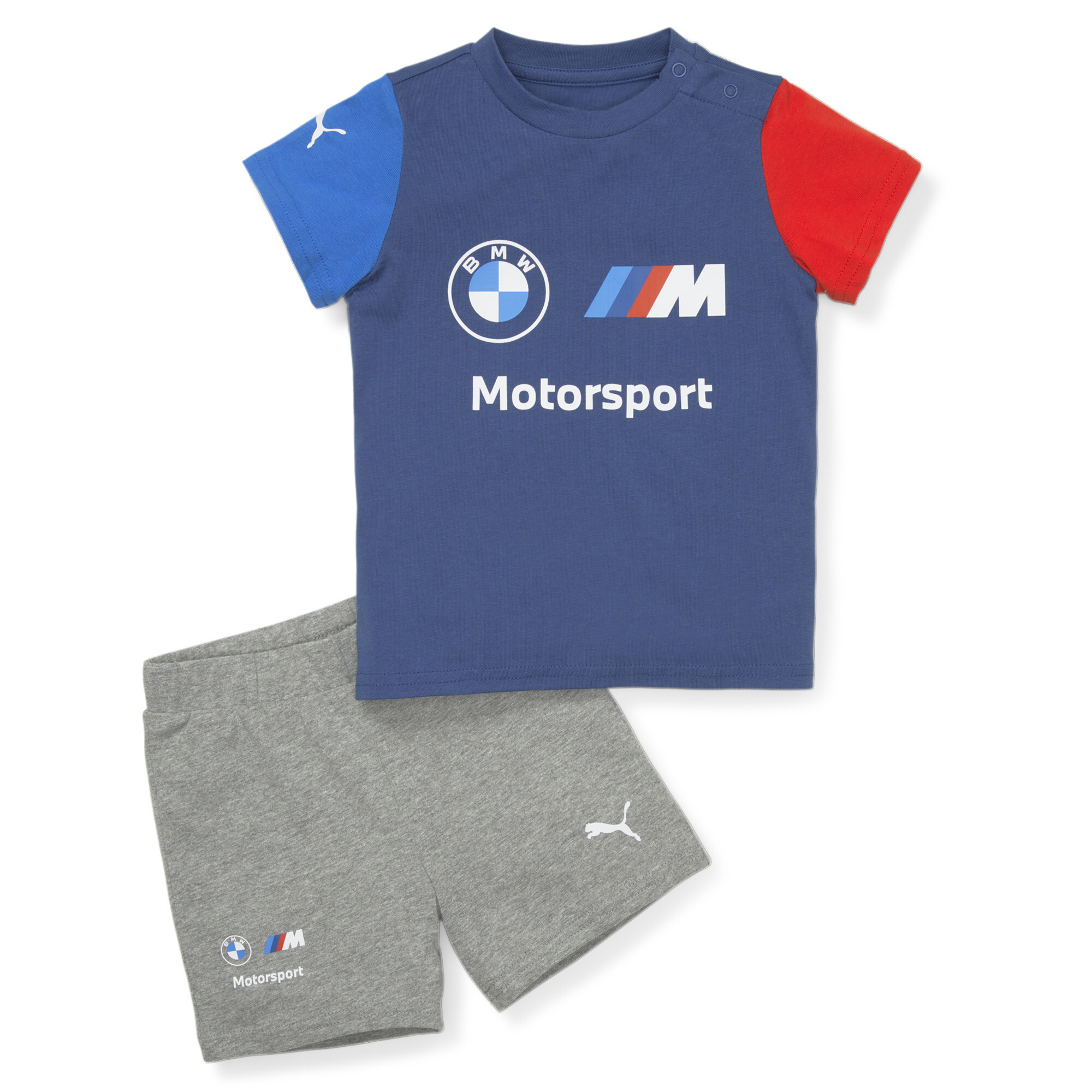 Puma BMW M Motorsport ESS Set Babies, Blue, Size 9-12M, Clothing