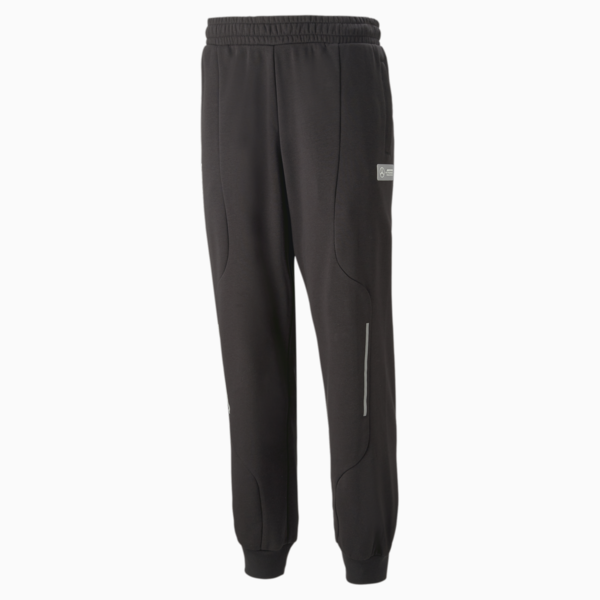 Pantalones con logo de equipo para hombre de Mercedes-AMG Petronas Motorsport, PUMA Black, large-ARG