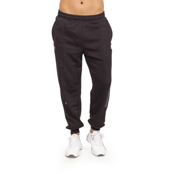 Pantalones con logo de equipo para hombre de Mercedes-AMG Petronas Motorsport, PUMA Black, large-ARG