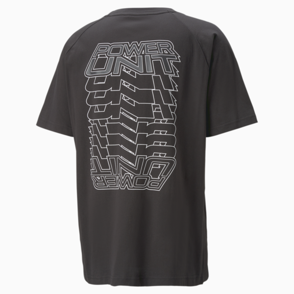 Remera con logo de equipo para hombre Mercedes-AMG Petronas Motorsport, PUMA Black, large-ARG