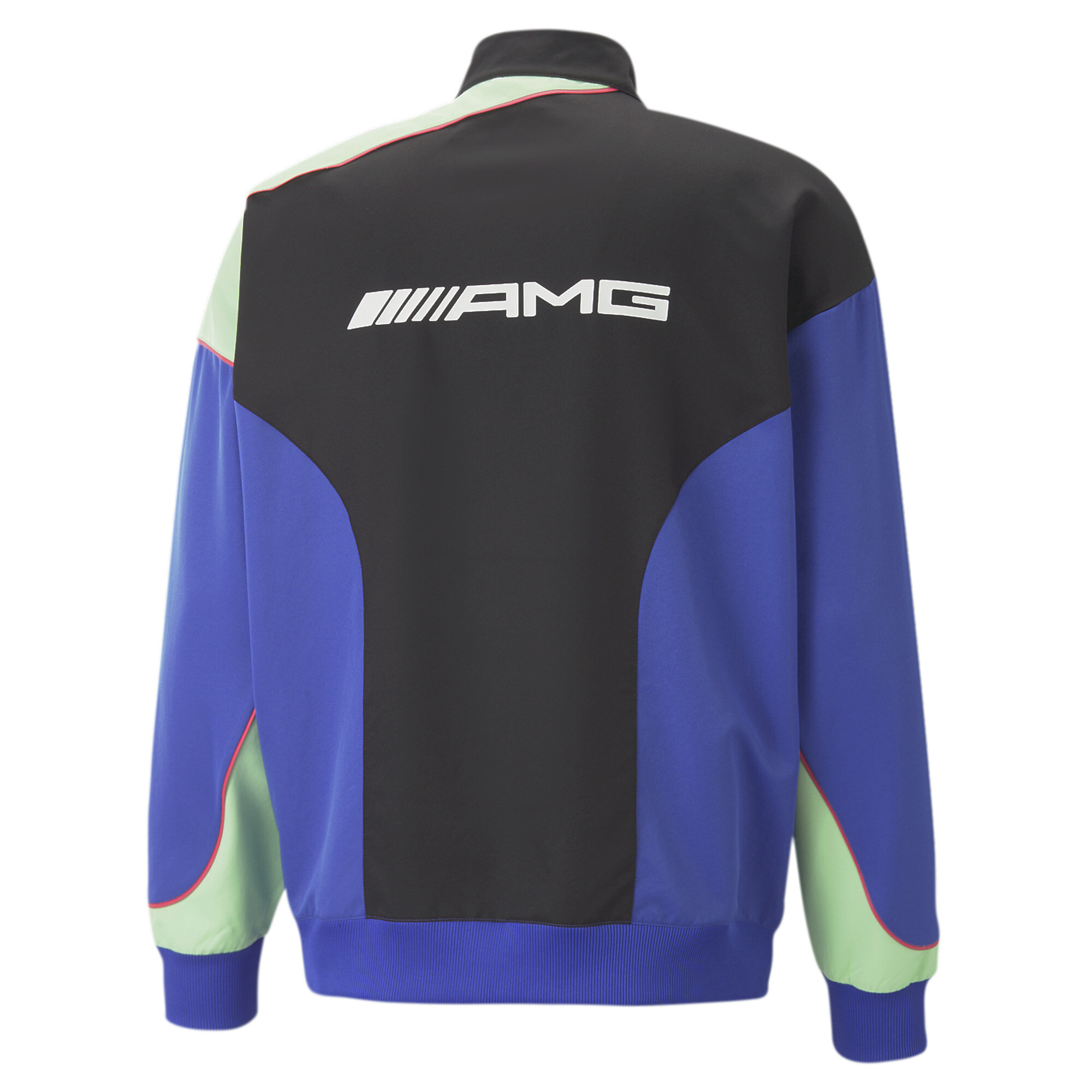 Men's PUMA Mercedes-AMG Motorsport Woven Jacket Men In Blue, Size Large