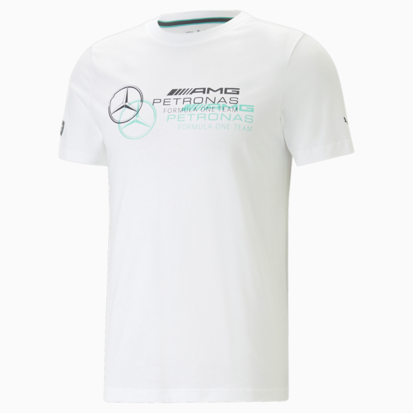 Mercedes-AMG Petronas Motorsport Logo Tee, PUMA White, large-ZAF