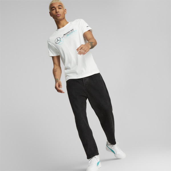 Mercedes-AMG Petronas Motorsport Logo Tee, PUMA White, large-ZAF