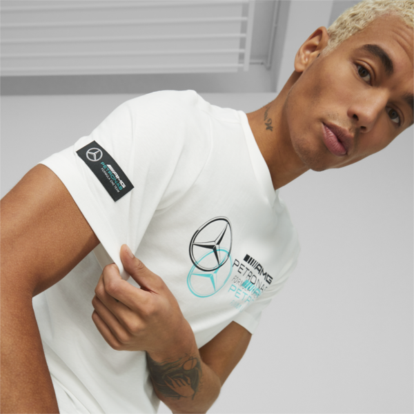 Mercedes-AMG Petronas Motorsport Logo Tee, PUMA White, large-ZAF