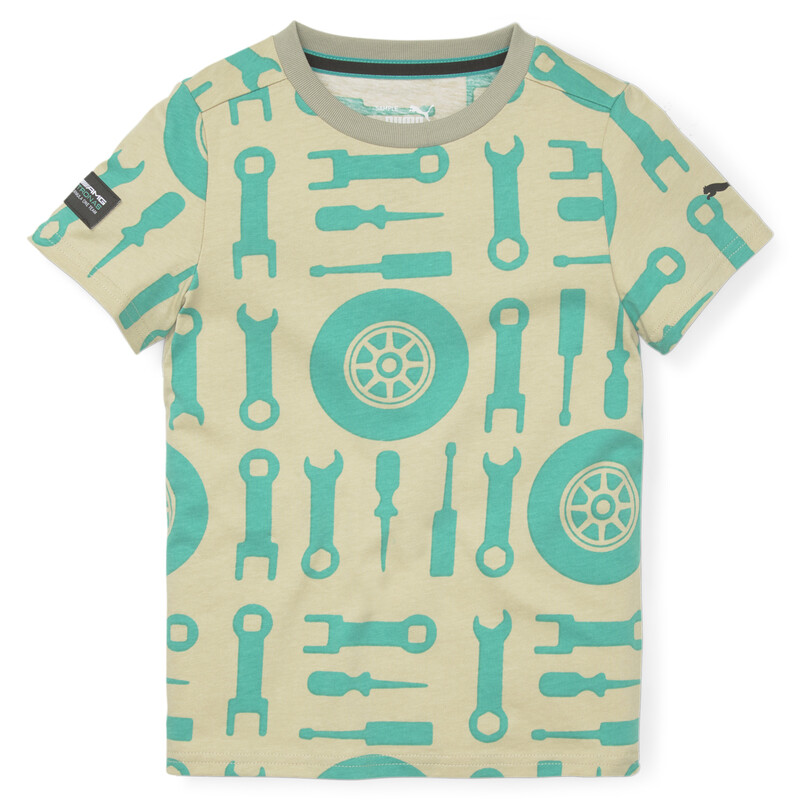 

PUMA Mercedes AMG Petronas F1 All Over Print Kids' Regular Fit T-Shirt
