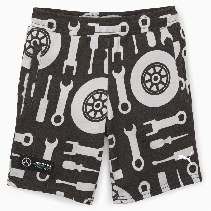

PUMA Mercedes AMG Petronas F1 All Over Print Kids' Regular Fit Shorts