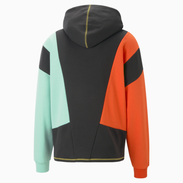 In the Paint Basketball Hoodie Men, PUMA Black-color block, large-ZAF