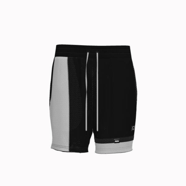 Shorts de basketball Ralph para hombre, PUMA Black-PUMA White, large-ARG