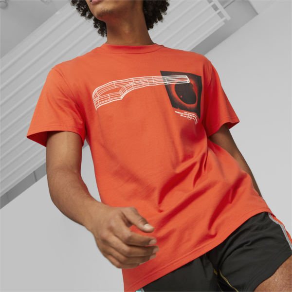 Remera de basketball New Era para hombre, Warm Earth, large-ARG