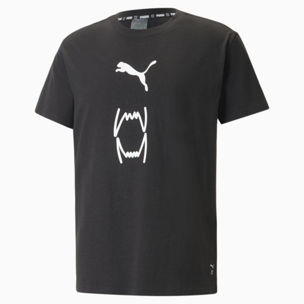 Franchise Core Basketball Tee Men, PUMA Black, large-ZAF