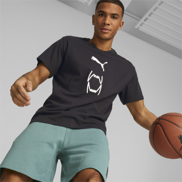 Remera de basketball Franchise Core para hombre black PUMA