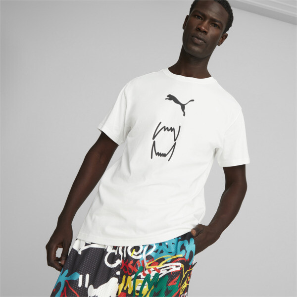 Remera de basketball Franchise Core para hombre white PUMA