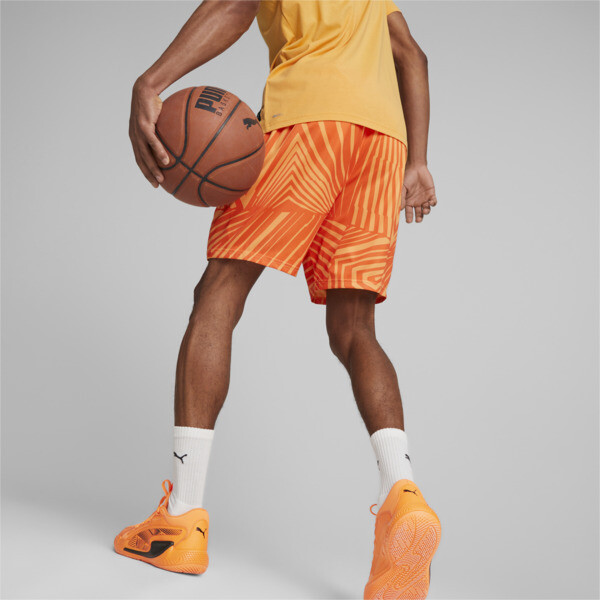 Mens orange basketball shorts discount