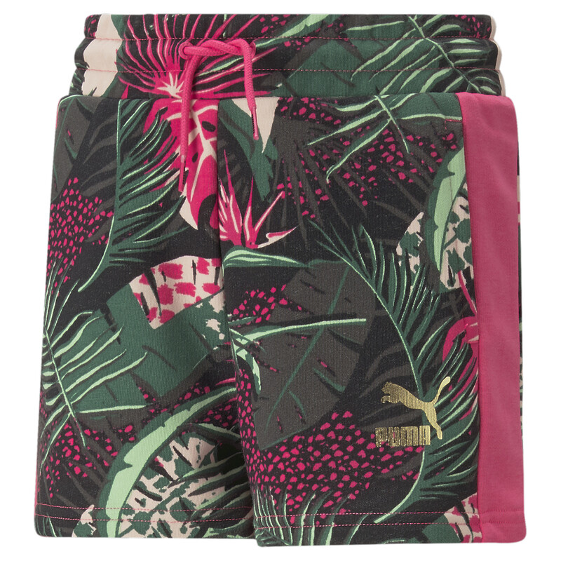 

PUMA T7 Vacay Queen All Over Print Girls Shorts