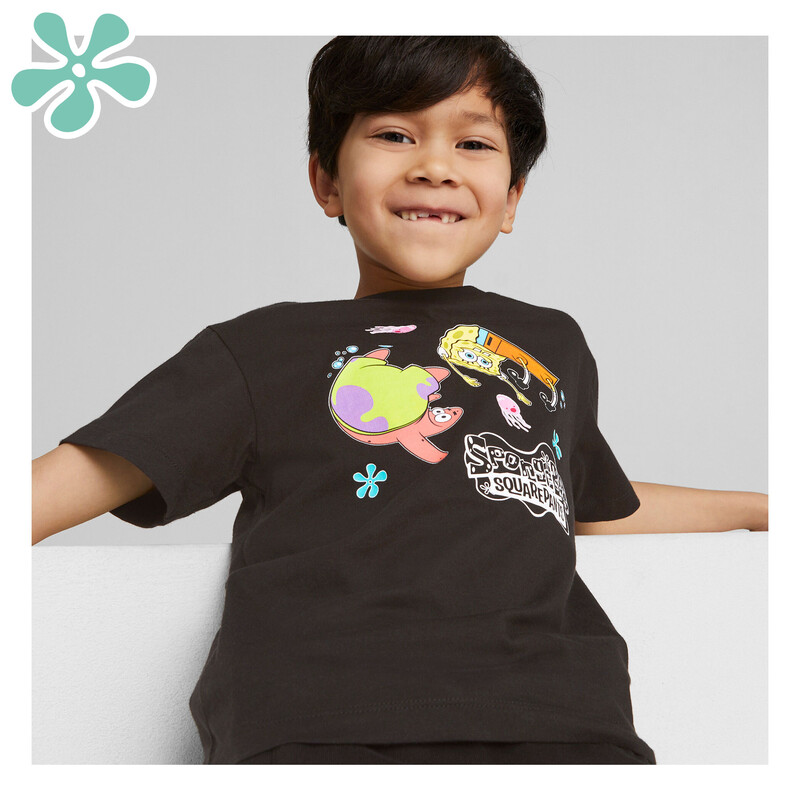 

PUMA X SPONGEBOB Kids' Relaxed Fit T-Shirt