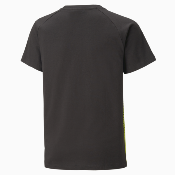 PUMA x MIRACULOUS Tee Youth, PUMA Black-Olive Oil, large-ZAF