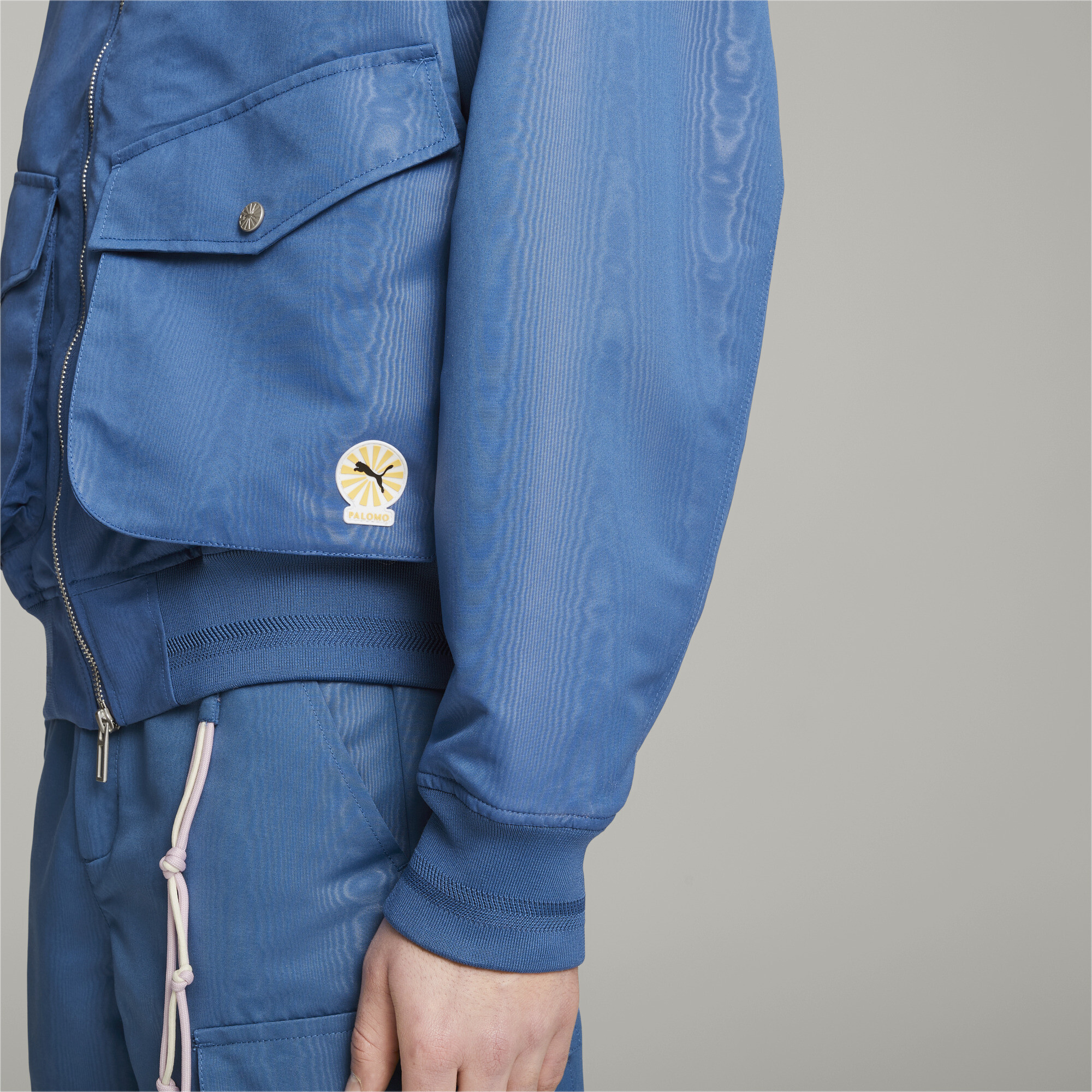 Men's PUMA X PALOMO Jacket In Blue, Size XS