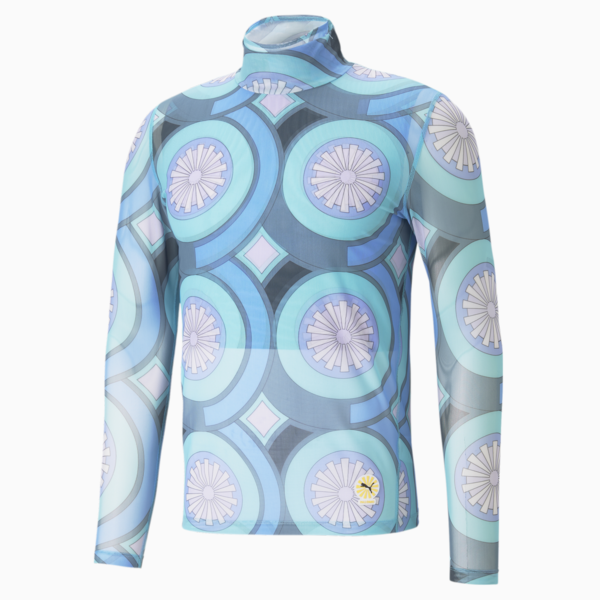 PUMA x PALOMO Long Sleeve Top, Dusty Aqua, large-ZAF