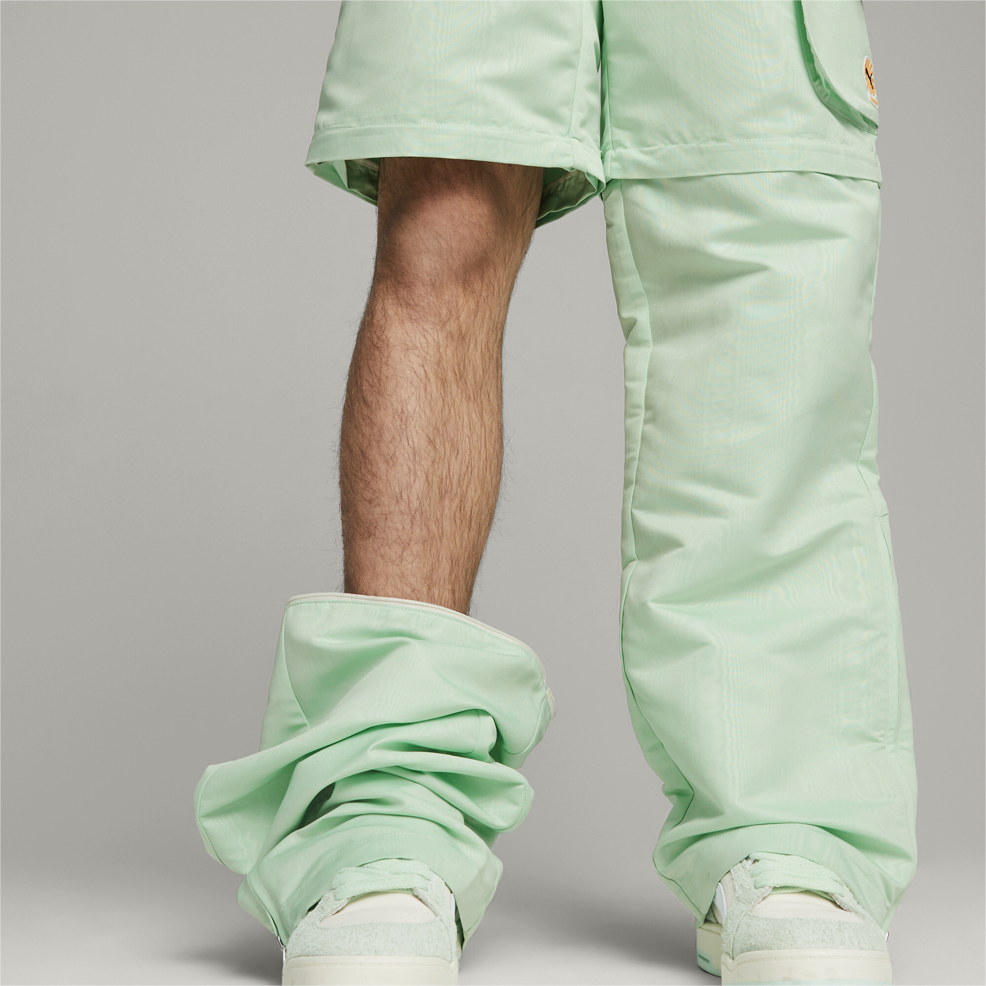 Men's PUMA X PALOMO Pants In 40 - Green, Size Small