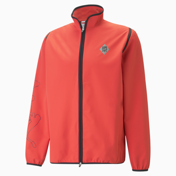 PUMA x PERKS AND MINI Zip-Off Jacket, Hibiscus, large-ZAF