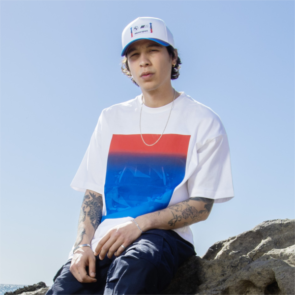 BMW M Motorsport Road Trip Tee Men, PUMA White, large-ZAF