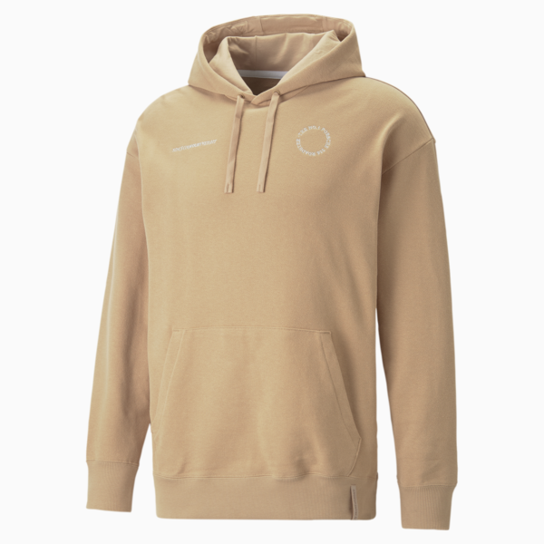 Buzo con capucha y logo del equipo para hombre del Porsche Legacy, Dusty Tan, large-ARG