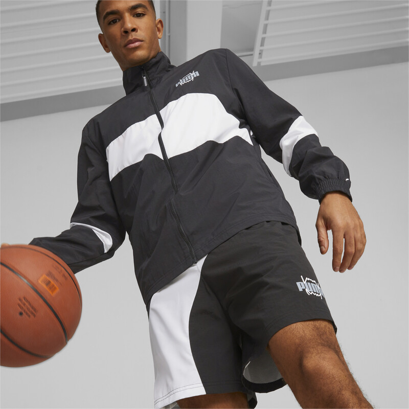 

Men's PUMA Clyde 2.0 Woven Basketball Jacket