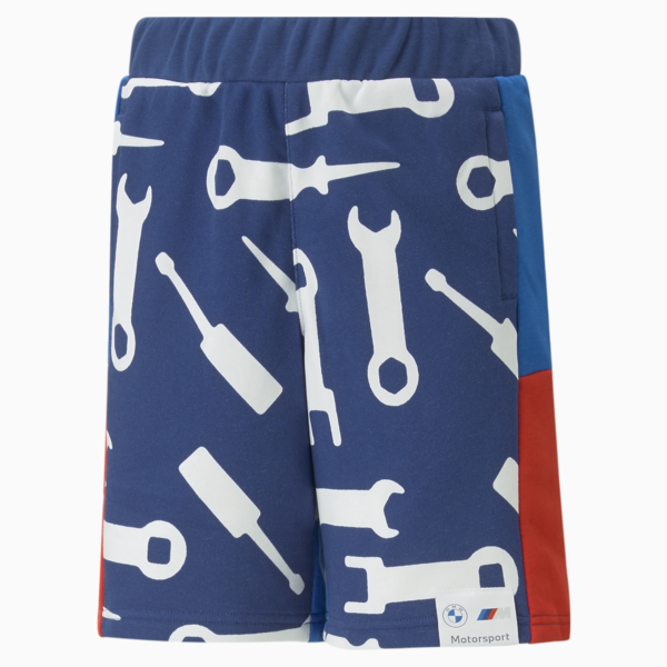 BMW M Motorsport Shorts Kids, Pro Blue-M color, large-ZAF